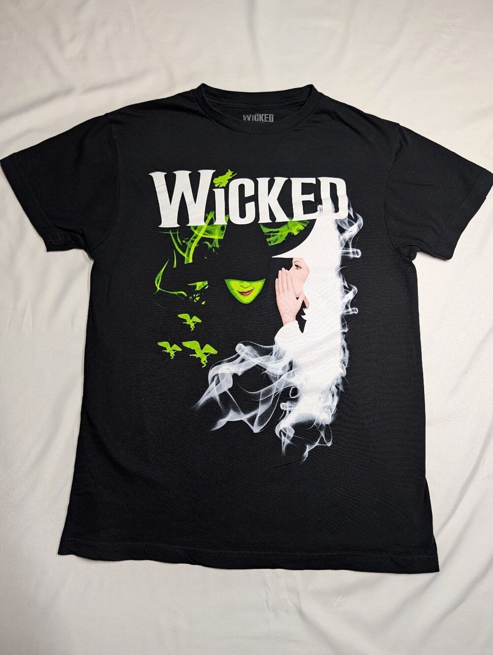Wicked The Musical Broadway Graphic Tee Black M EUC